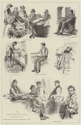 The Salvation Army Social Scheme, Sketches in the Westminster Shelter, Horseferry Road